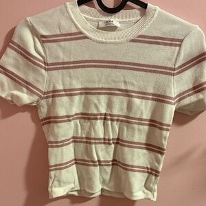 Ardene Striped Knit Top